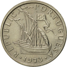 Moneta, Portugal, 10 Escudos, 1973, EF(40-45), Miedź-Nikiel niklowany, KM:600
