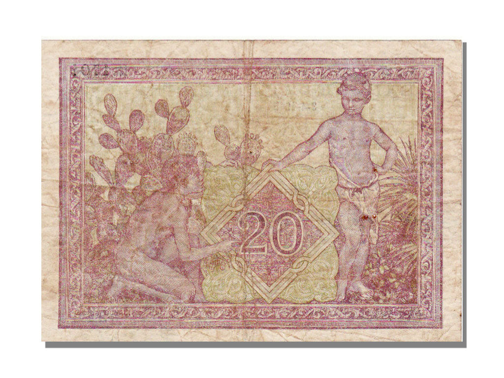 Algeria, 20 Francs, 1945, 1945-04-03, VF(30-35)