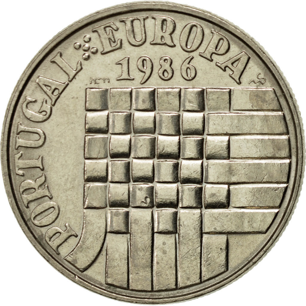 Münze, Portugal, 25 Escudos, 1986, SS, Copper-nickel, KM:635