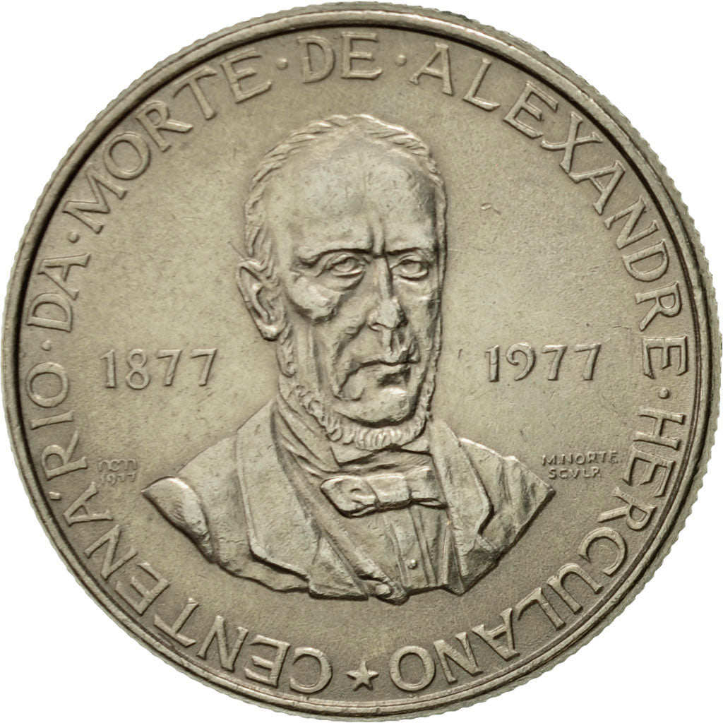 Münze, Portugal, 25 Escudos, 1977, Lisbon, S, Copper-nickel, KM:608