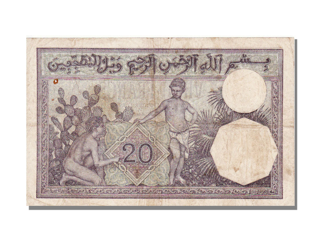 Algeria, 20 Francs, 1938, 1938-12-13, EF(40-45), N.3239