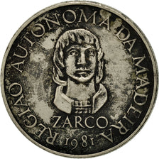 Coin, MADEIRA ISLANDS, 25 Escudos, 1981, EF(40-45), Copper-nickel, KM:4