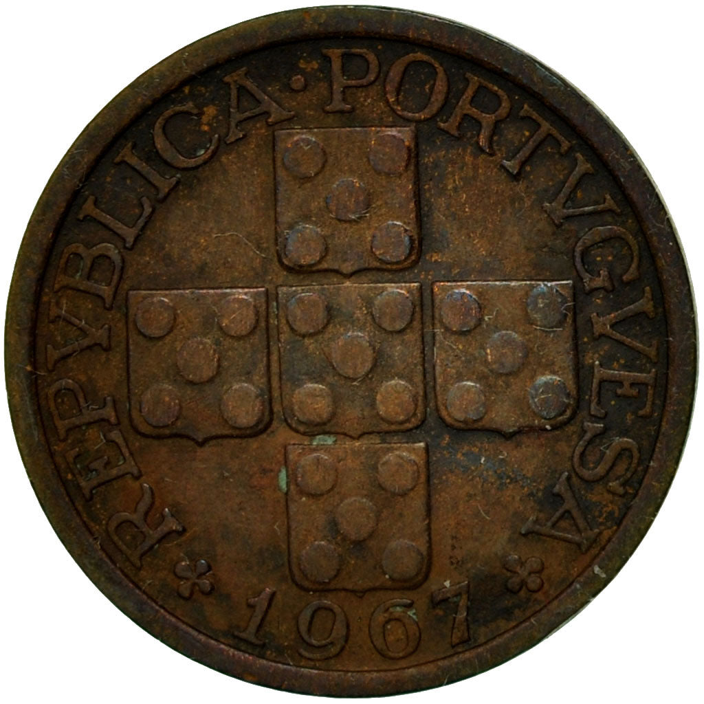 Monnaie, Portugal, 10 Centavos, 1967, TB, Bronze, KM:583