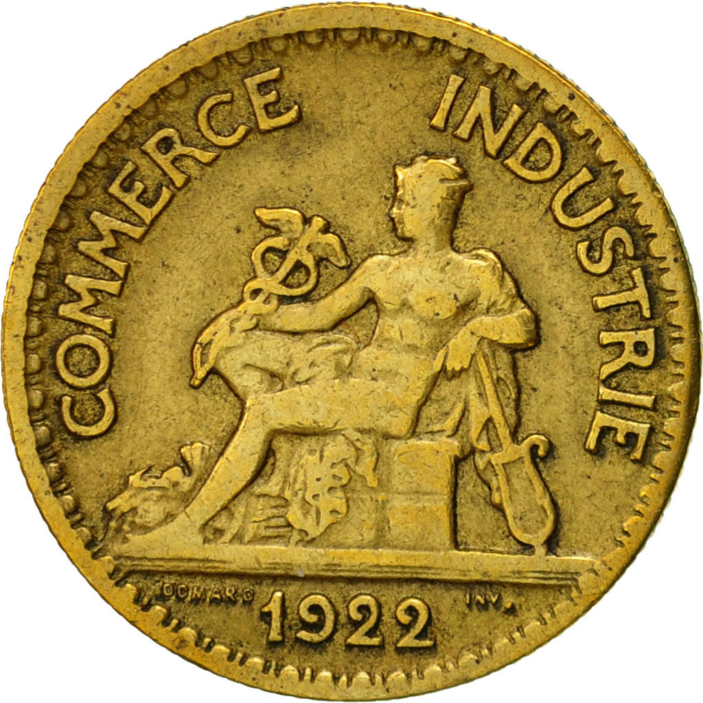 Münze, Frankreich, Chambre de commerce, 50 Centimes, 1922, SS, Aluminum-Bronze