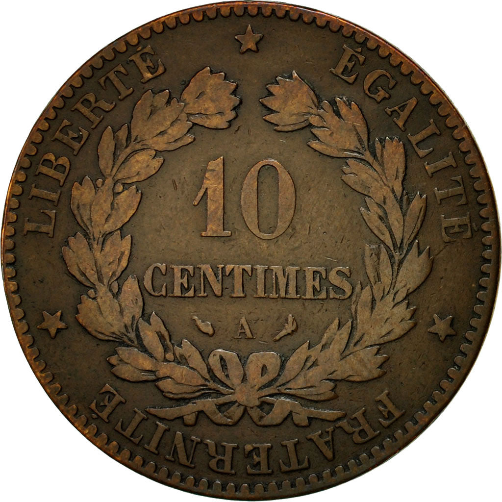 Monnaie, France, Cérès, 10 Centimes, 1898, Paris, TTB, Bronze, KM:815.1