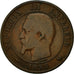 Moneta, Francia, Napoleon III, Napoléon III, 10 Centimes, 1853, Rouen, MB
