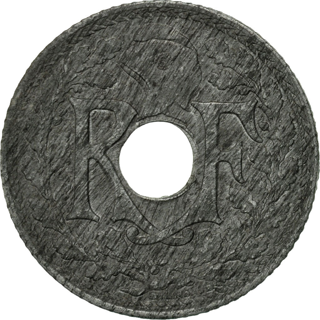 Munten, Frankrijk, Lindauer, 10 Centimes, 1941, FR, Zinc, KM:896, Gadoury:288