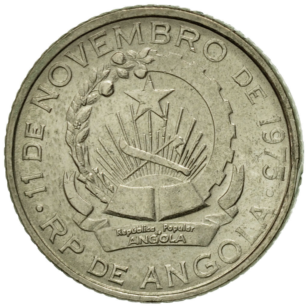 Coin, Angola, 50 Lwei, 1979, EF(40-45), Copper-nickel, KM:90