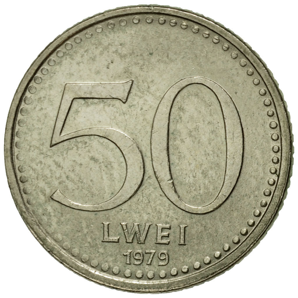 Coin, Angola, 50 Lwei, 1979, EF(40-45), Copper-nickel, KM:90
