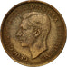 Monnaie, Grande-Bretagne, George VI, Penny, 1938, TB, Bronze, KM:845