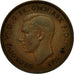 Monnaie, Grande-Bretagne, George VI, Penny, 1937, TB, Bronze, KM:845