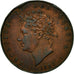 Monnaie, Grande-Bretagne, George IV, Penny, 1826, TB, Bronze Plated Copper