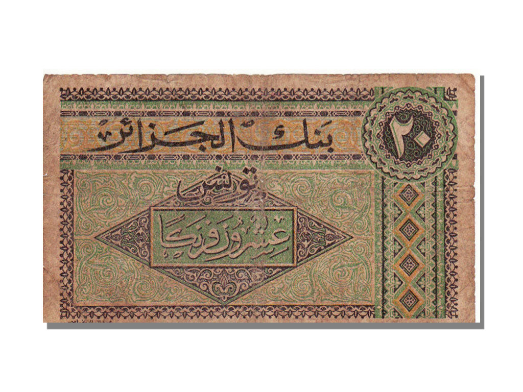 Algeria, 20 Francs, 1948, KM #103, 1948-06-04, VF(30-35), Q.25