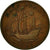 Moneda, Gran Bretaña, George VI, 1/2 Penny, 1941, BC+, Bronce, KM:844