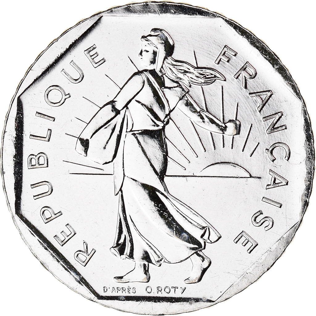 Coin, France, Semeuse, 2 Francs, 2001, Paris, BU, MS(65-70), Nickel, KM:942.2