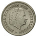 Coin, Netherlands, Juliana, 10 Cents, 1957, EF(40-45), Nickel, KM:182