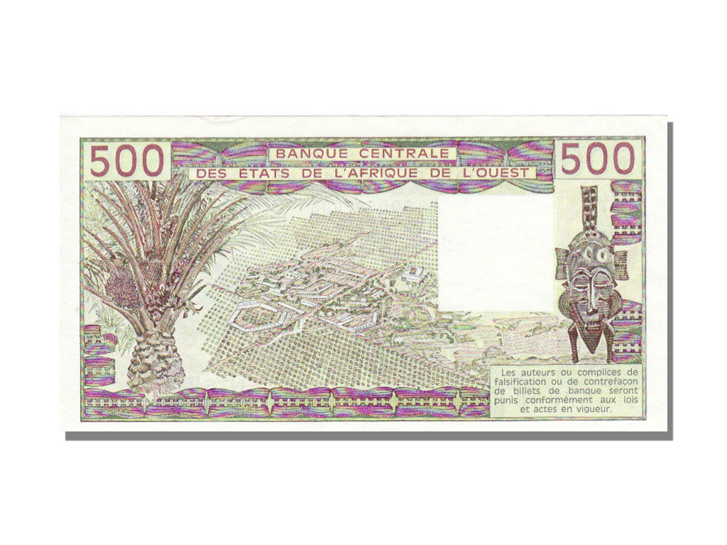 Togo, 500 Francs, 1989, AU(55-58), T 567903