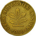 Coin, GERMANY - FEDERAL REPUBLIC, 10 Pfennig, 1949, Stuttgart, EF(40-45), Brass