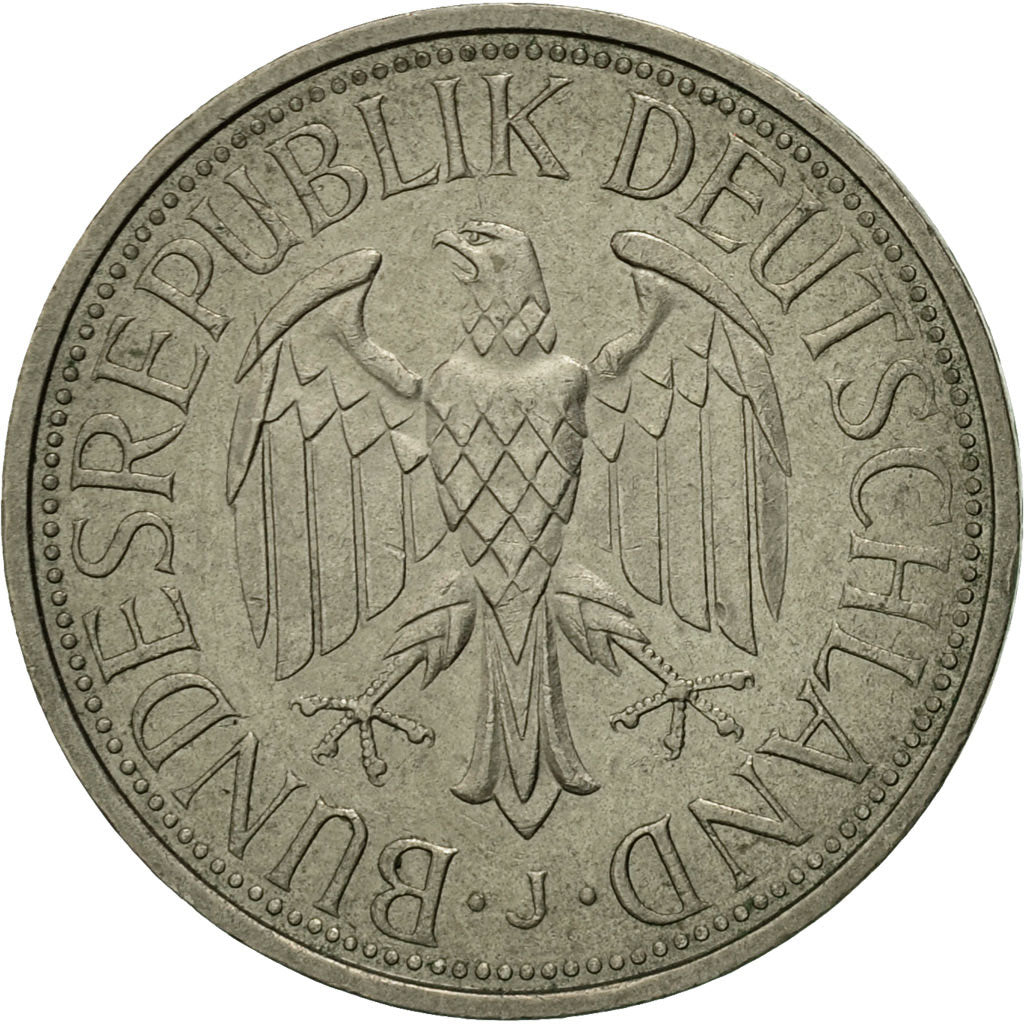 Coin, GERMANY - FEDERAL REPUBLIC, Mark, 1977, Hambourg, VF(20-25)