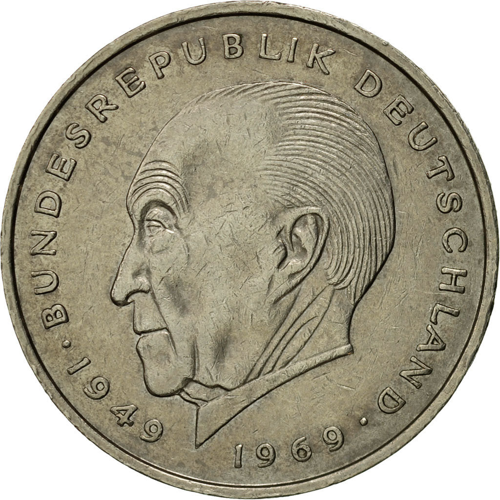 Monnaie, République fédérale allemande, 2 Mark, 1973, Hambourg, TTB