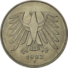 Coin, GERMANY - FEDERAL REPUBLIC, 5 Mark, 1982, Stuttgart, EF(40-45)