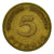 Monnaie, République fédérale allemande, 5 Pfennig, 1950, Stuttgart, TB, Brass