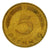 Monnaie, République fédérale allemande, 5 Pfennig, 1979, Hambourg, TB, Brass