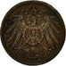 Coin, GERMANY - EMPIRE, Wilhelm II, 2 Pfennig, 1912, Hambourg, EF(40-45)
