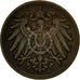 Moneda, ALEMANIA - IMPERIO, Wilhelm II, Pfennig, 1913, Berlin, MBC, Cobre, KM:10