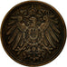 Coin, GERMANY - EMPIRE, Wilhelm II, Pfennig, 1909, Berlin, EF(40-45), Copper