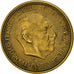 Moneda, España, Caudillo and regent, 2-1/2 Pesetas, 1956, MBC, Aluminio -