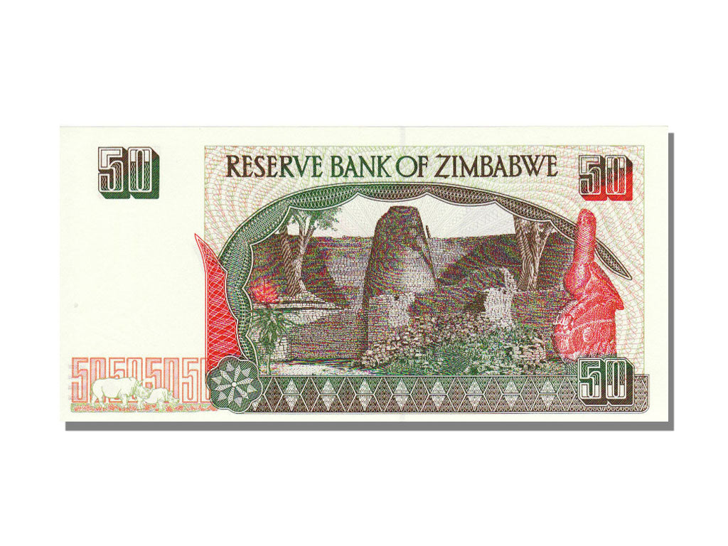 Zimbabwe, 50 Dollars, 1994, FDS