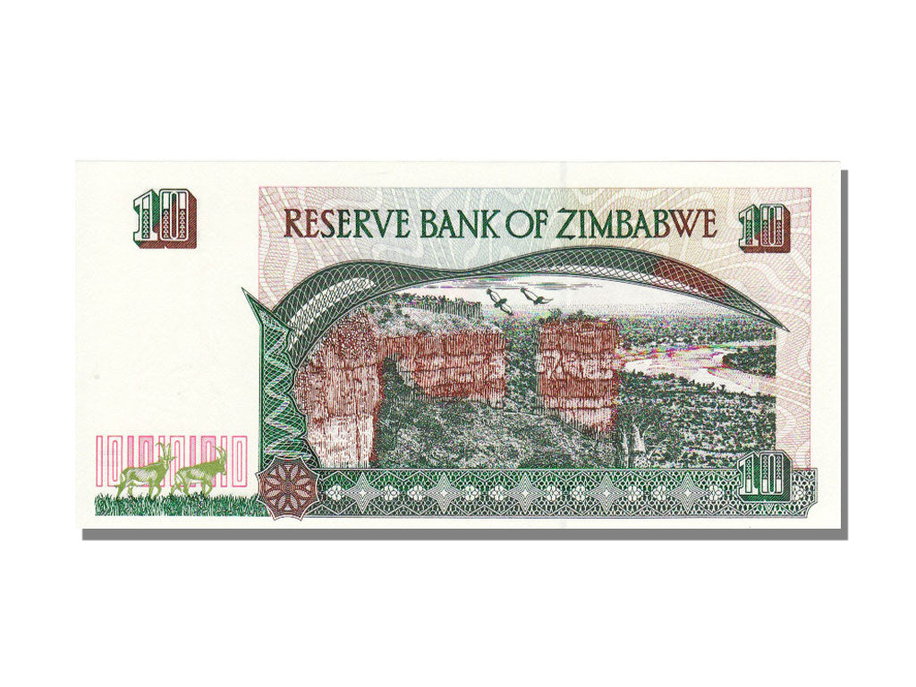 Zimbabwe, 10 Dollars, 1997, KM #6a, UNC(65-70), CA0036473