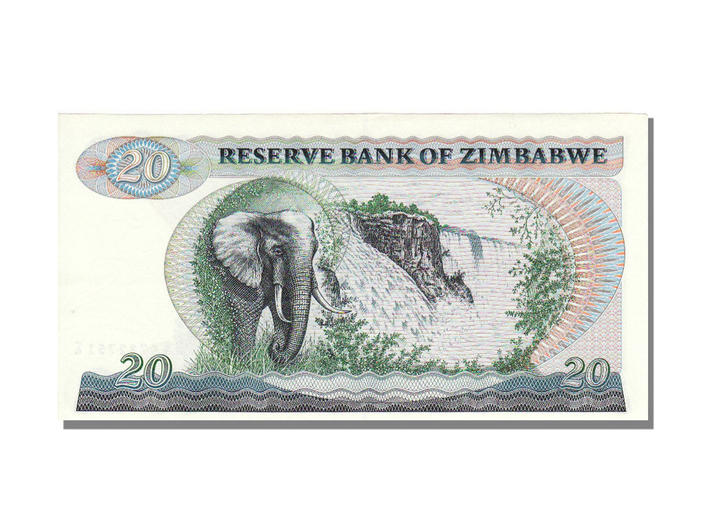 Zimbabwe, 20 Dollars, 1983, KM #4c, UNC(65-70), DA 4732751K