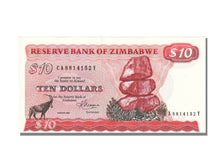 Zimbabwe, 10 Dollars, 1983, FDS