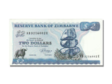 Zimbabwe, 2 Dollars, 1983, KM #1b, UNC(65-70), AB 3216002E