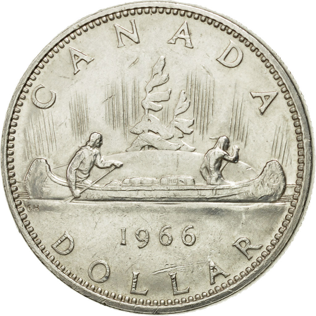 Monnaie, Canada, Elizabeth II, Dollar, 1966, Royal Canadian Mint, Ottawa, SUP