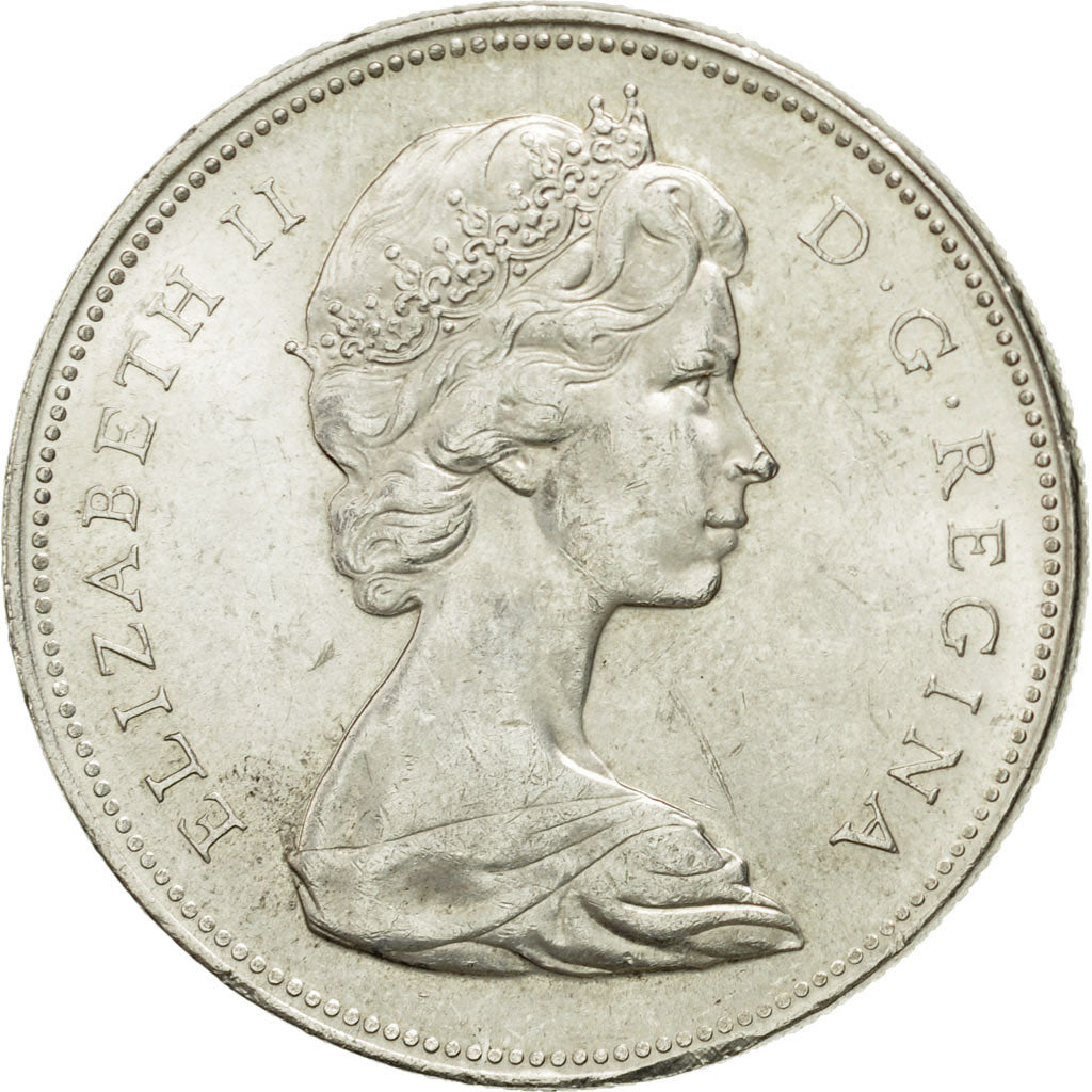 Moneta, Canada, Elizabeth II, Dollar, 1966, Royal Canadian Mint, Ottawa, SPL-