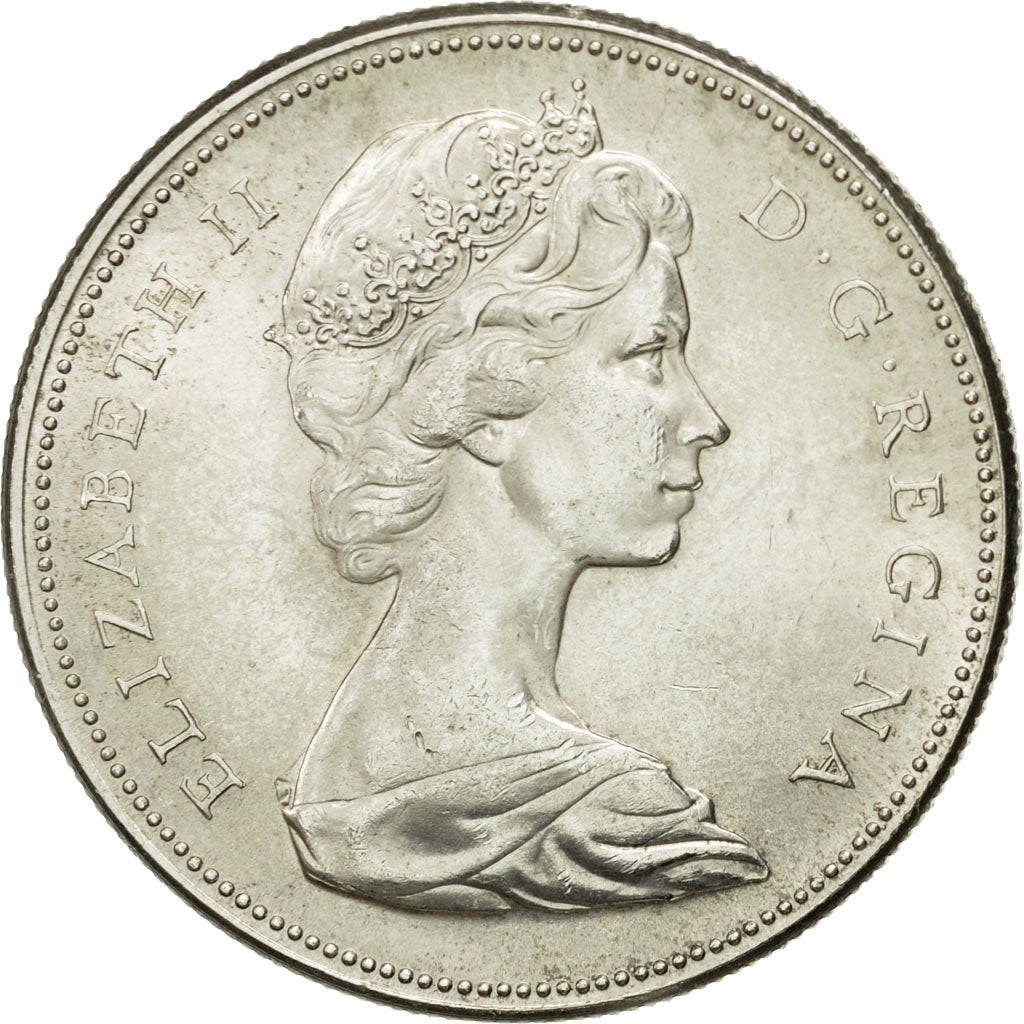 Coin, Canada, Elizabeth II, Dollar, 1967, Royal Canadian Mint, Ottawa
