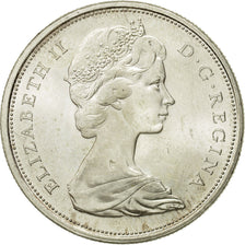 Moneta, Canada, Elizabeth II, 50 Cents, 1967, Royal Canadian Mint, Ottawa, BB