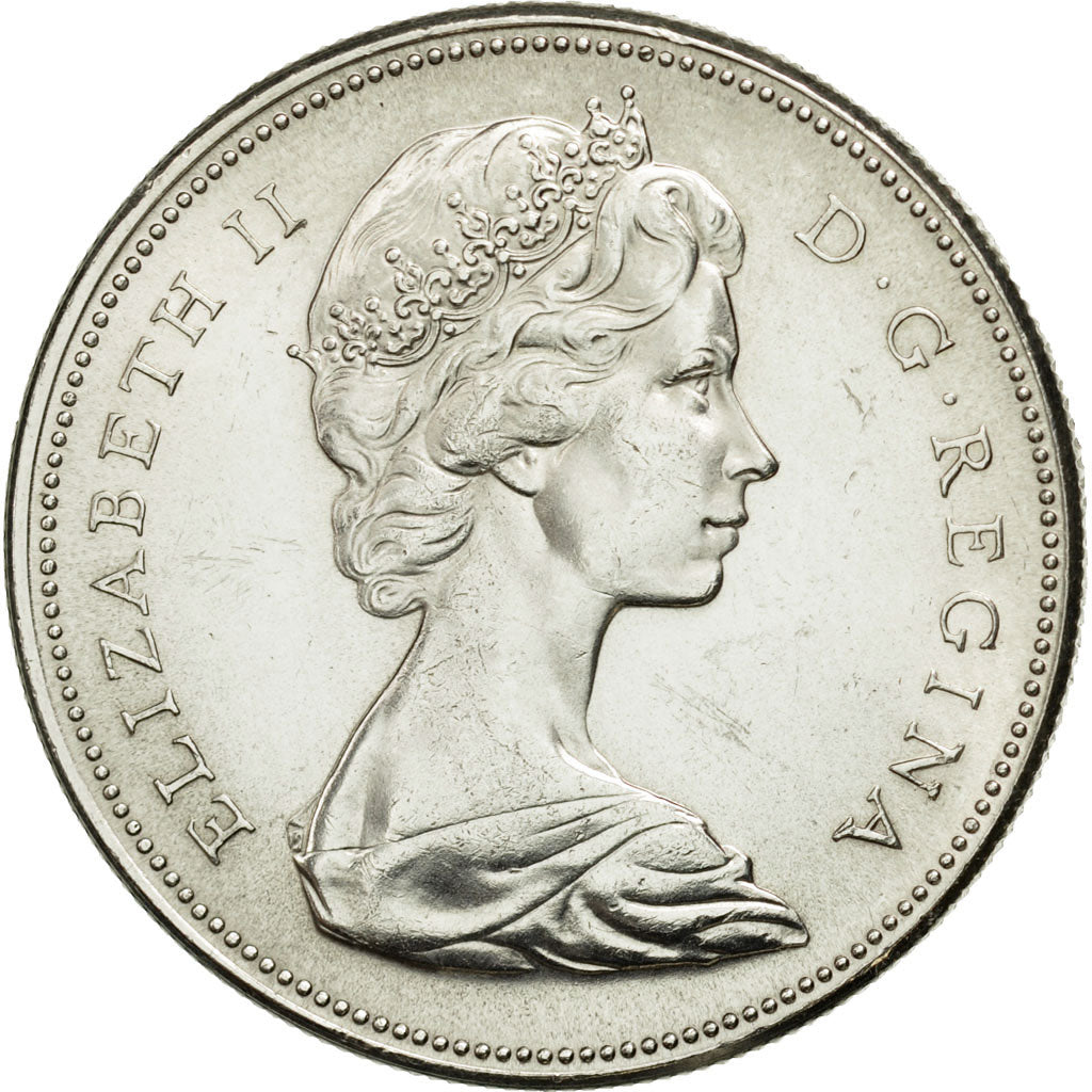 Coin, Canada, Elizabeth II, Dollar, 1967, Royal Canadian Mint, Ottawa