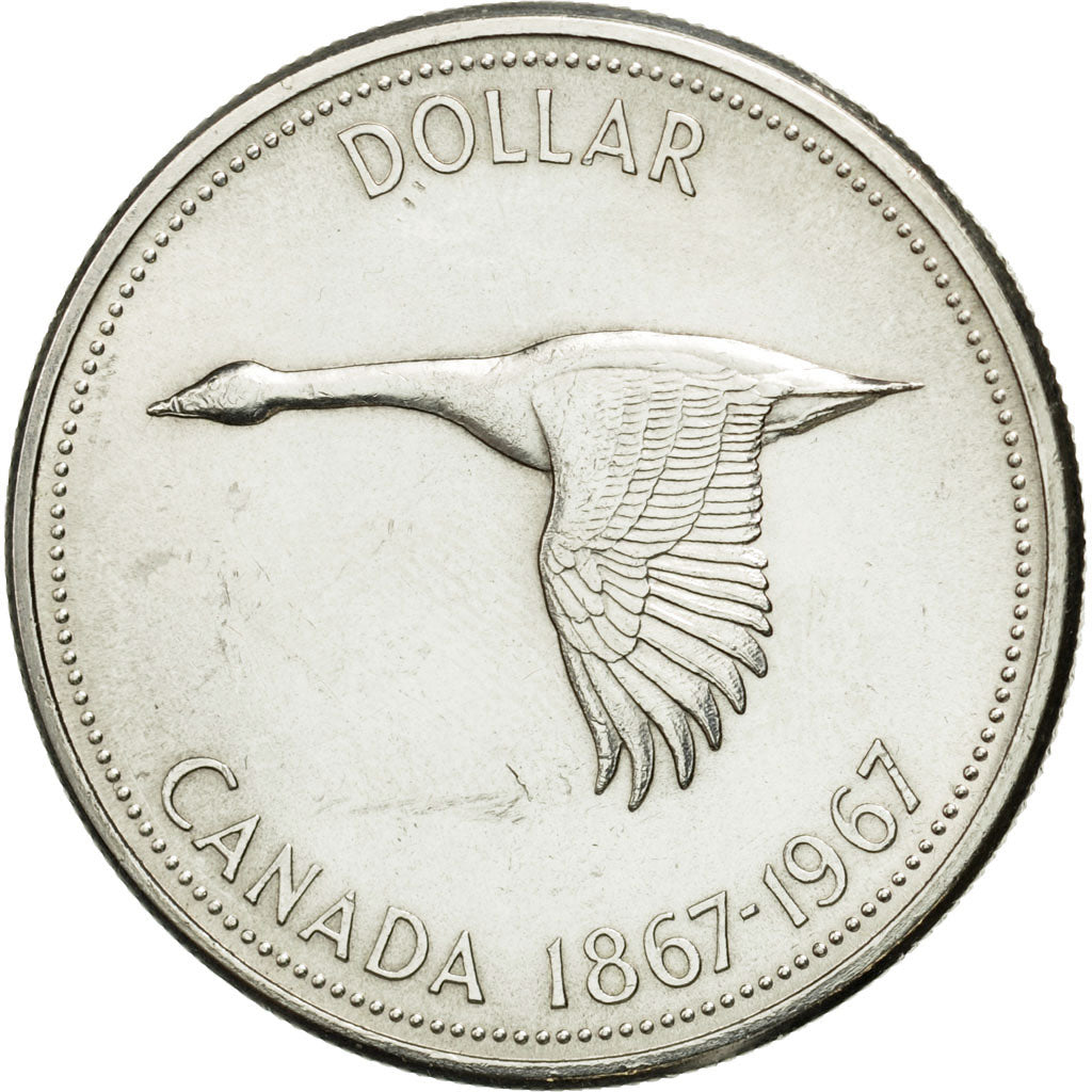 Coin, Canada, Elizabeth II, Dollar, 1967, Royal Canadian Mint, Ottawa