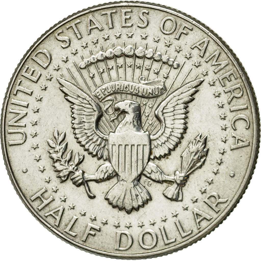 Coin, United States, Kennedy Half Dollar, Half Dollar, 1966, U.S. Mint