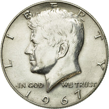 Coin, United States, Kennedy Half Dollar, Half Dollar, 1967, U.S. Mint