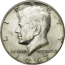 Münze, Vereinigte Staaten, Kennedy Half Dollar, Half Dollar, 1967, U.S. Mint