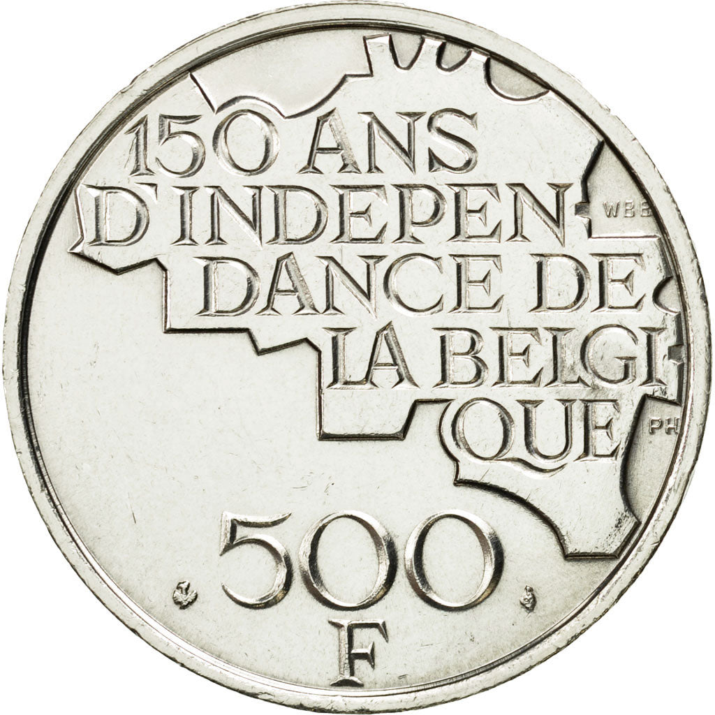 Monnaie, Belgique, 500 Francs, 500 Frank, 1980, Bruxelles, SUP, Silver Clad