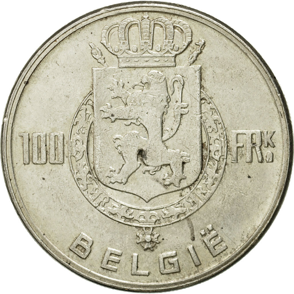 Coin, Belgium, 100 Francs, 100 Frank, 1949, VF(20-25), Silver, KM:139.1