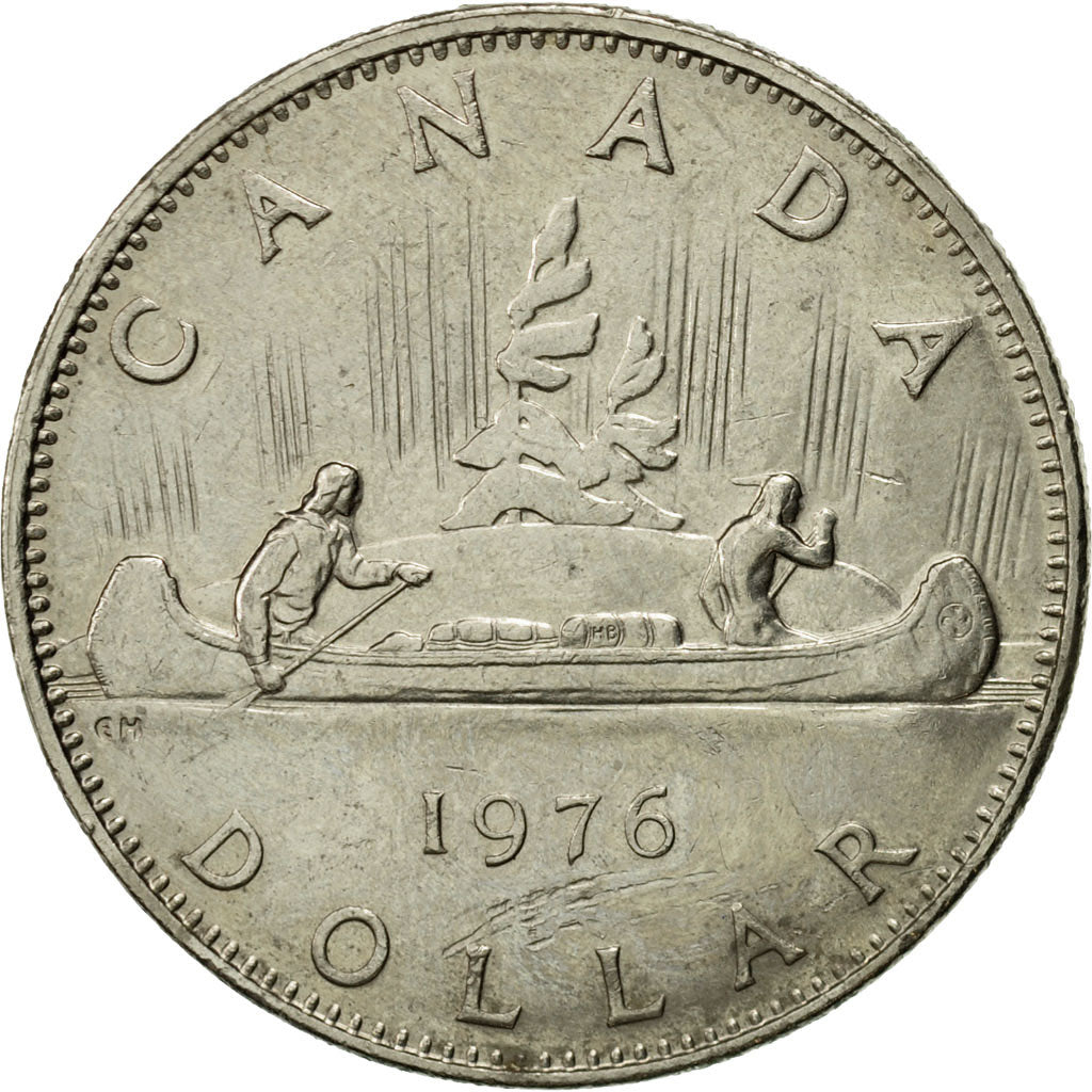 Coin, Canada, Elizabeth II, Dollar, 1976, Royal Canadian Mint, Ottawa