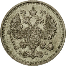 Coin, Russia, Nicholas II, 10 Kopeks, 1913, Saint-Petersburg, EF(40-45), Silver