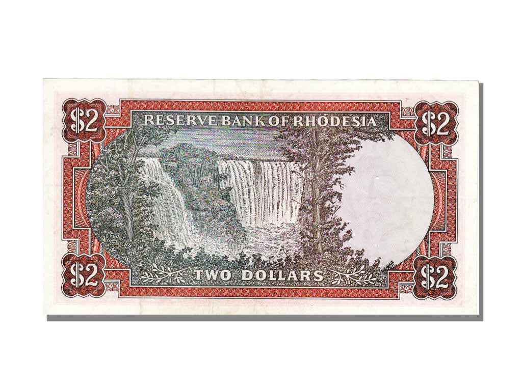 Rhodesia, 2 Dollars, 1975, 1970-01-20, AU(55-58), K97